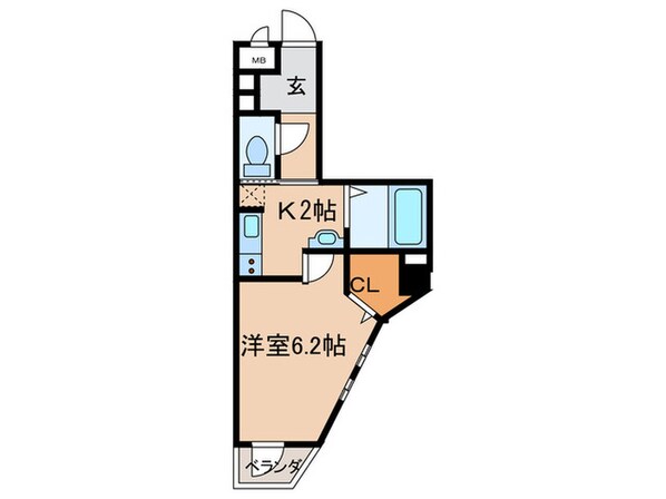 レ－ベン新城の物件間取画像